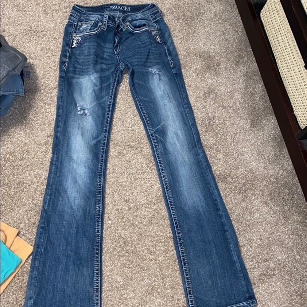 Grace in LA boot cut jeans